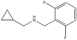 (cyclopropylmethyl)[(2,6-difluorophenyl)methyl]amine Struktur