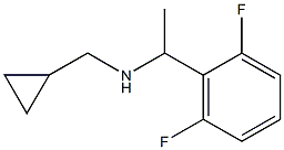 (cyclopropylmethyl)[1-(2,6-difluorophenyl)ethyl]amine Struktur