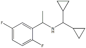 (dicyclopropylmethyl)[1-(2,5-difluorophenyl)ethyl]amine Struktur