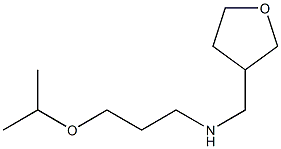 (oxolan-3-ylmethyl)[3-(propan-2-yloxy)propyl]amine Struktur