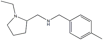 [(1-ethylpyrrolidin-2-yl)methyl][(4-methylphenyl)methyl]amine Struktur