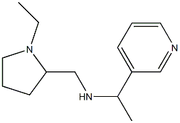 [(1-ethylpyrrolidin-2-yl)methyl][1-(pyridin-3-yl)ethyl]amine Struktur