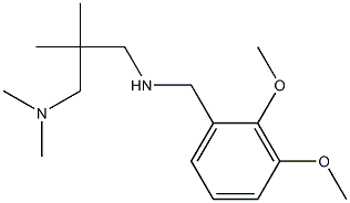 [(2,3-dimethoxyphenyl)methyl]({2-[(dimethylamino)methyl]-2-methylpropyl})amine Struktur