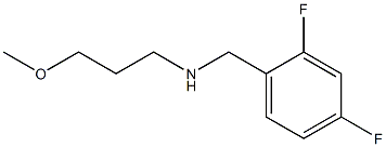 [(2,4-difluorophenyl)methyl](3-methoxypropyl)amine Struktur