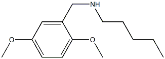 [(2,5-dimethoxyphenyl)methyl](pentyl)amine Struktur