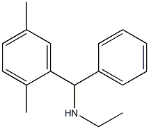 [(2,5-dimethylphenyl)(phenyl)methyl](ethyl)amine Struktur