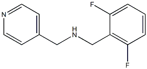 [(2,6-difluorophenyl)methyl](pyridin-4-ylmethyl)amine Struktur