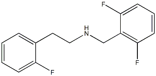 [(2,6-difluorophenyl)methyl][2-(2-fluorophenyl)ethyl]amine Struktur