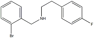 [(2-bromophenyl)methyl][2-(4-fluorophenyl)ethyl]amine Struktur