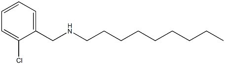 [(2-chlorophenyl)methyl](nonyl)amine Struktur