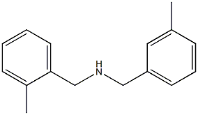 [(2-methylphenyl)methyl][(3-methylphenyl)methyl]amine Struktur