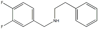 [(3,4-difluorophenyl)methyl](2-phenylethyl)amine Struktur