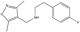 [(3,5-dimethyl-1,2-oxazol-4-yl)methyl][2-(4-fluorophenyl)ethyl]amine Struktur