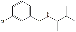 [(3-chlorophenyl)methyl](3-methylbutan-2-yl)amine Struktur