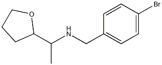 [(4-bromophenyl)methyl][1-(oxolan-2-yl)ethyl]amine Struktur