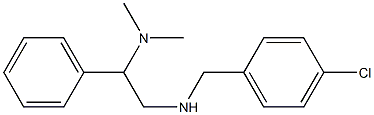 [(4-chlorophenyl)methyl][2-(dimethylamino)-2-phenylethyl]amine Struktur