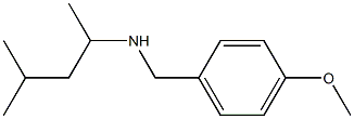 [(4-methoxyphenyl)methyl](4-methylpentan-2-yl)amine Struktur