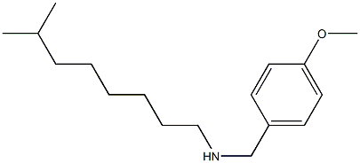 [(4-methoxyphenyl)methyl](7-methyloctyl)amine Struktur