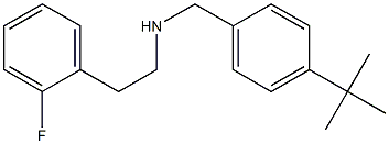 [(4-tert-butylphenyl)methyl][2-(2-fluorophenyl)ethyl]amine Struktur