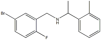 [(5-bromo-2-fluorophenyl)methyl][1-(2-methylphenyl)ethyl]amine Struktur