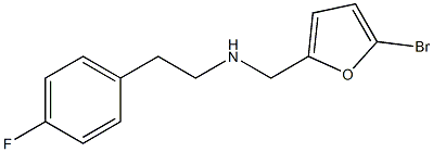 [(5-bromofuran-2-yl)methyl][2-(4-fluorophenyl)ethyl]amine Struktur