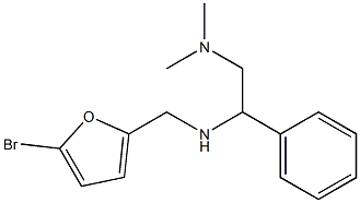 [(5-bromofuran-2-yl)methyl][2-(dimethylamino)-1-phenylethyl]amine Struktur