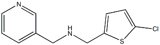 [(5-chlorothiophen-2-yl)methyl](pyridin-3-ylmethyl)amine Struktur