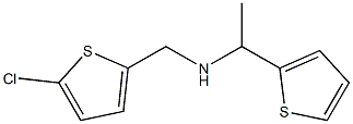 [(5-chlorothiophen-2-yl)methyl][1-(thiophen-2-yl)ethyl]amine Struktur