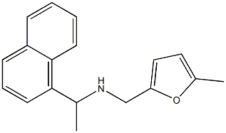 [(5-methylfuran-2-yl)methyl][1-(naphthalen-1-yl)ethyl]amine Struktur