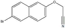 [(6-bromo-2-naphthyl)oxy]acetonitrile Struktur