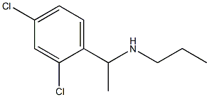 [1-(2,4-dichlorophenyl)ethyl](propyl)amine Struktur