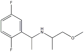 [1-(2,5-difluorophenyl)ethyl](1-methoxypropan-2-yl)amine Struktur