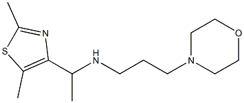 [1-(2,5-dimethyl-1,3-thiazol-4-yl)ethyl][3-(morpholin-4-yl)propyl]amine Struktur