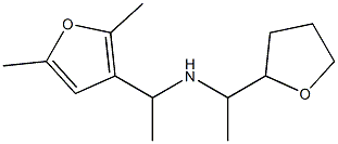 [1-(2,5-dimethylfuran-3-yl)ethyl][1-(oxolan-2-yl)ethyl]amine Struktur