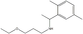 [1-(2,5-dimethylphenyl)ethyl](3-ethoxypropyl)amine Struktur