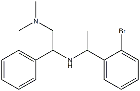 [1-(2-bromophenyl)ethyl][2-(dimethylamino)-1-phenylethyl]amine Struktur