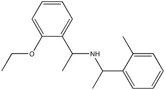 [1-(2-ethoxyphenyl)ethyl][1-(2-methylphenyl)ethyl]amine Struktur