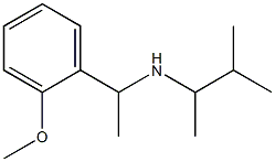 [1-(2-methoxyphenyl)ethyl](3-methylbutan-2-yl)amine Struktur