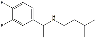 [1-(3,4-difluorophenyl)ethyl](3-methylbutyl)amine Struktur