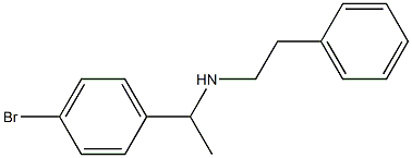 [1-(4-bromophenyl)ethyl](2-phenylethyl)amine Struktur