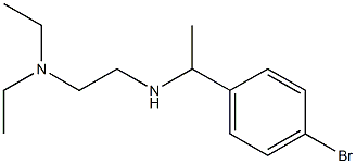 [1-(4-bromophenyl)ethyl][2-(diethylamino)ethyl]amine Struktur