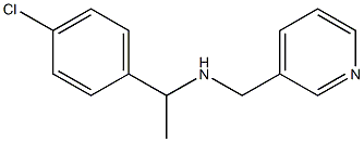 [1-(4-chlorophenyl)ethyl](pyridin-3-ylmethyl)amine Struktur