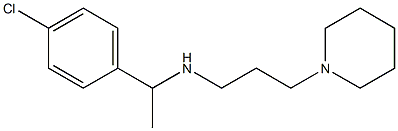 [1-(4-chlorophenyl)ethyl][3-(piperidin-1-yl)propyl]amine Struktur