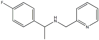 [1-(4-fluorophenyl)ethyl](pyridin-2-ylmethyl)amine Struktur