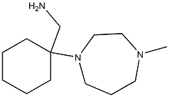 [1-(4-methyl-1,4-diazepan-1-yl)cyclohexyl]methanamine Struktur