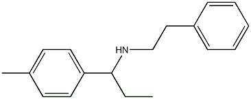 [1-(4-methylphenyl)propyl](2-phenylethyl)amine Struktur