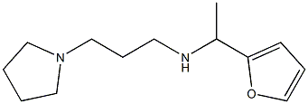 [1-(furan-2-yl)ethyl][3-(pyrrolidin-1-yl)propyl]amine Struktur