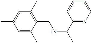 [1-(pyridin-2-yl)ethyl][(2,4,6-trimethylphenyl)methyl]amine Struktur