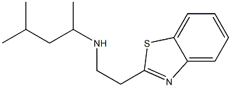 [2-(1,3-benzothiazol-2-yl)ethyl](4-methylpentan-2-yl)amine Struktur