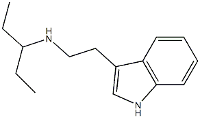 [2-(1H-indol-3-yl)ethyl](pentan-3-yl)amine Struktur